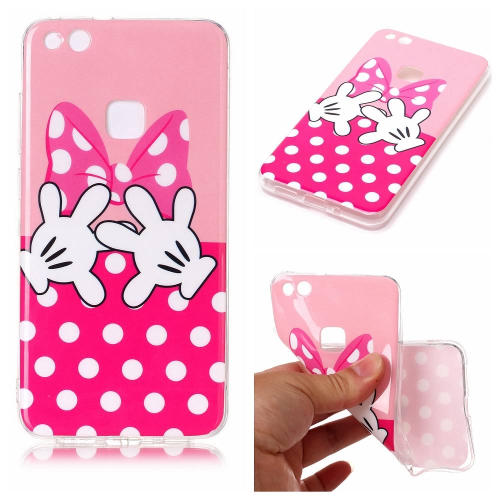 Silikoncase Motiv 1 Ultradünn Hülle für Huawei P10 Lite Tasche Cover Schutz Neu