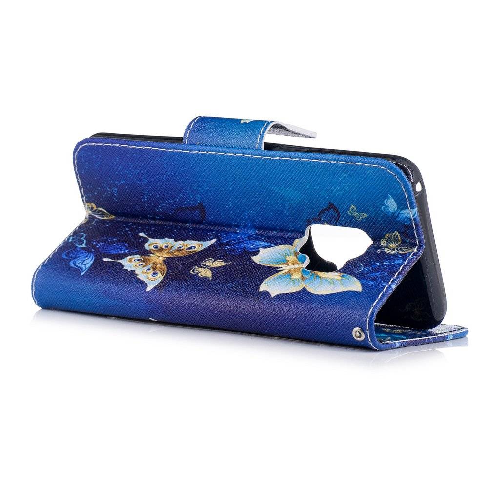 Tasche Wallet Motiv 26 für Samsung Galaxy S9 G960F Schutz Hülle Case Cover Etui Neu