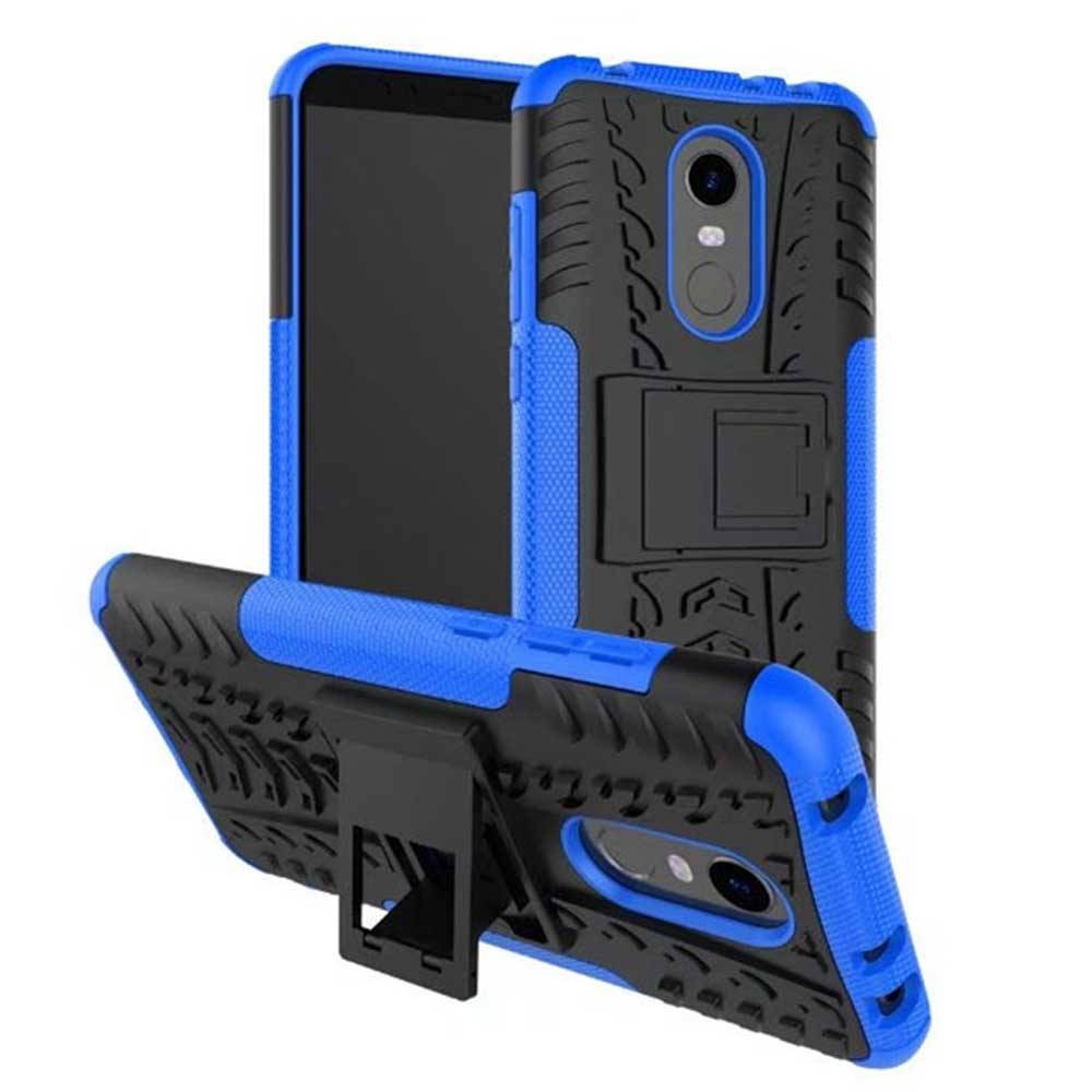 Hybrid Case 2teilig Outdoor Blau für Xiaomi Redmi 5 Tasche Hülle Cover Schutz Neu