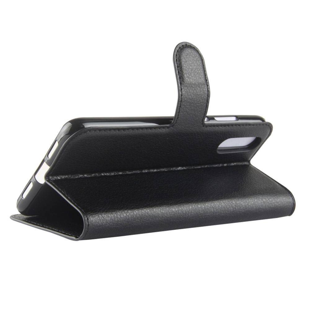 Tasche Wallet Premium Schwarz für Huawei P20 Schutz Hülle Case Cover Etui Neu Zubehör