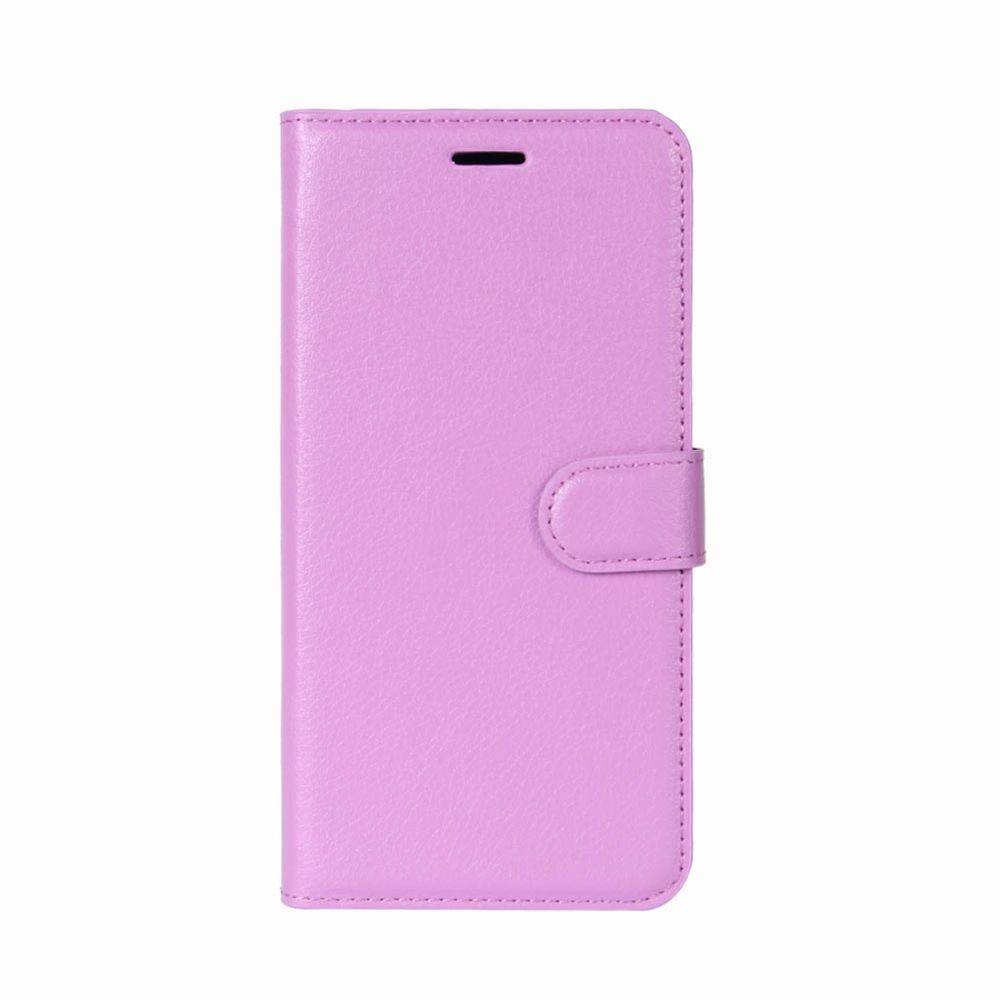 Tasche Wallet Premium Lila für Huawei P20 Schutz Hülle Case Cover Etui Neu Zubehör