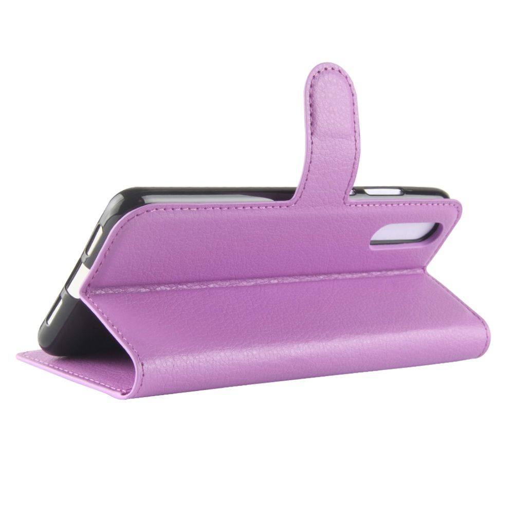 Tasche Wallet Premium Lila für Huawei P20 Schutz Hülle Case Cover Etui Neu Zubehör