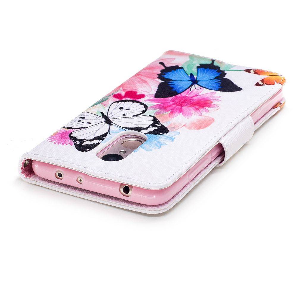 Für Huawei Y6 2018 Kunstleder Tasche Book Motiv 39 Schutz Hülle Case Cover Etui Neu