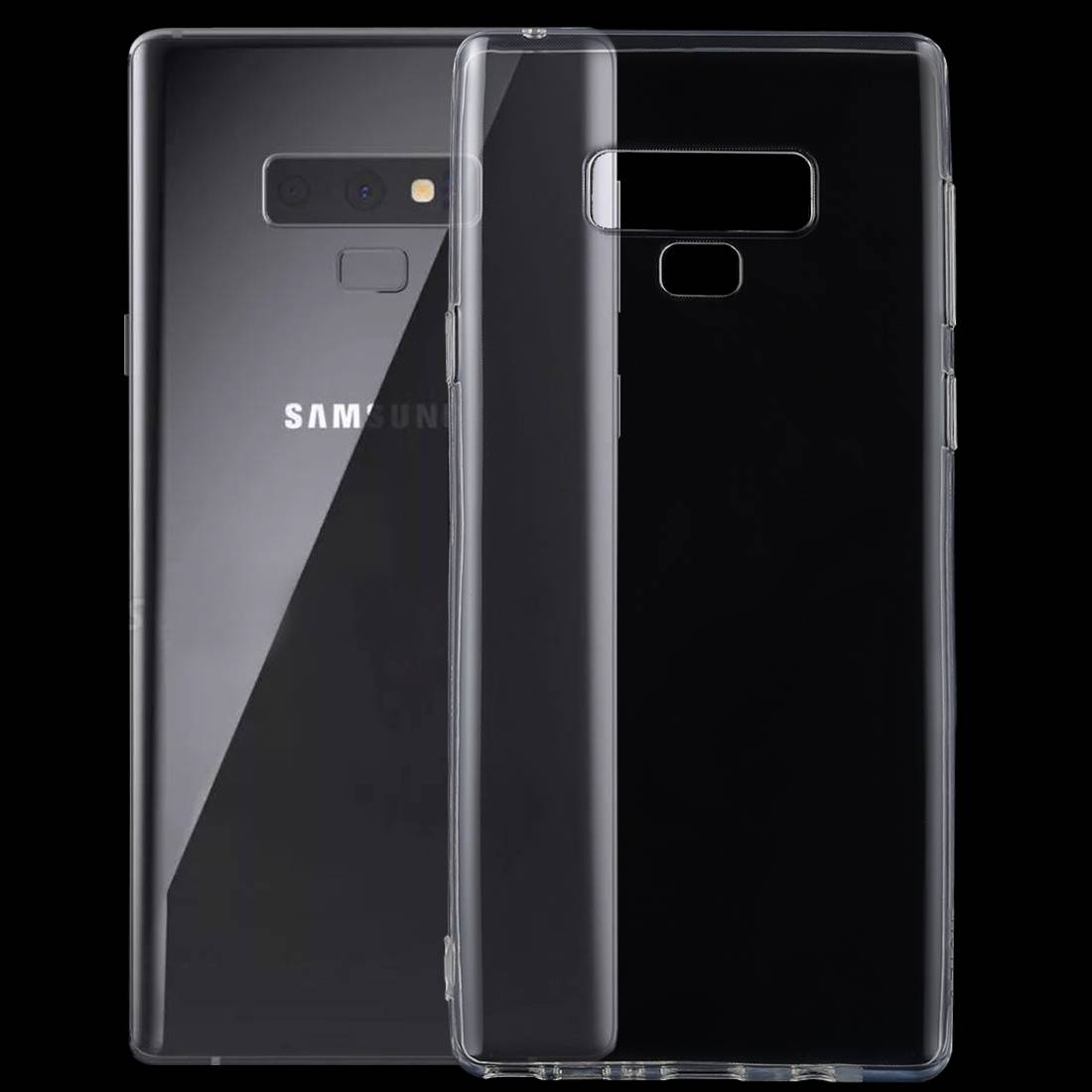 Für Samsung Galaxy Note 9 N960F Silikoncase Transparent Tasche Hülle Cover Neu