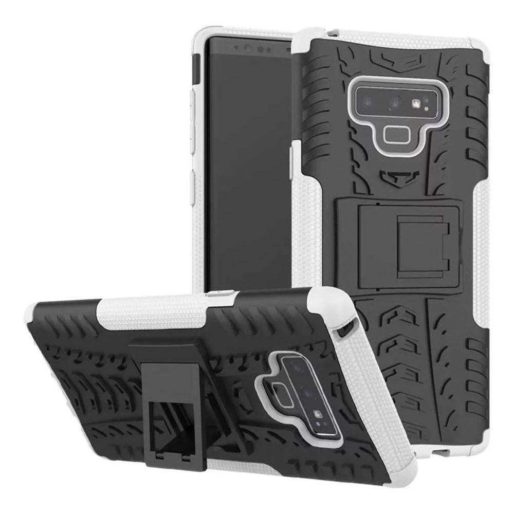 Für Samsung Galaxy Note 9 N960 N960F Hybrid Case 2teilig Outdoor Weiß Tasche Hülle Cover Schutz
