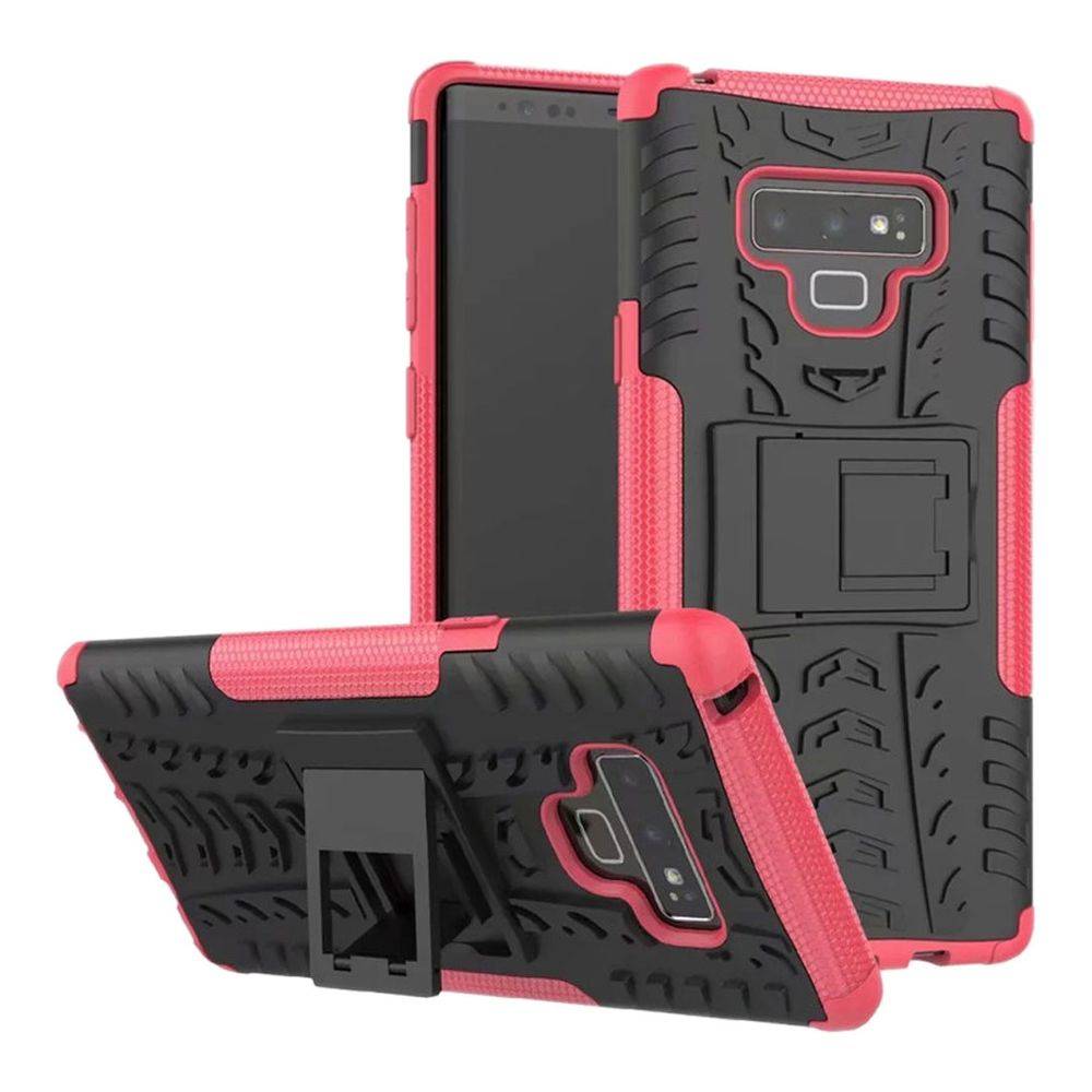 Für Samsung Galaxy Note 9 N960 N960F Hybrid Case 2teilig Outdoor Pink Tasche Hülle Cover Schutz