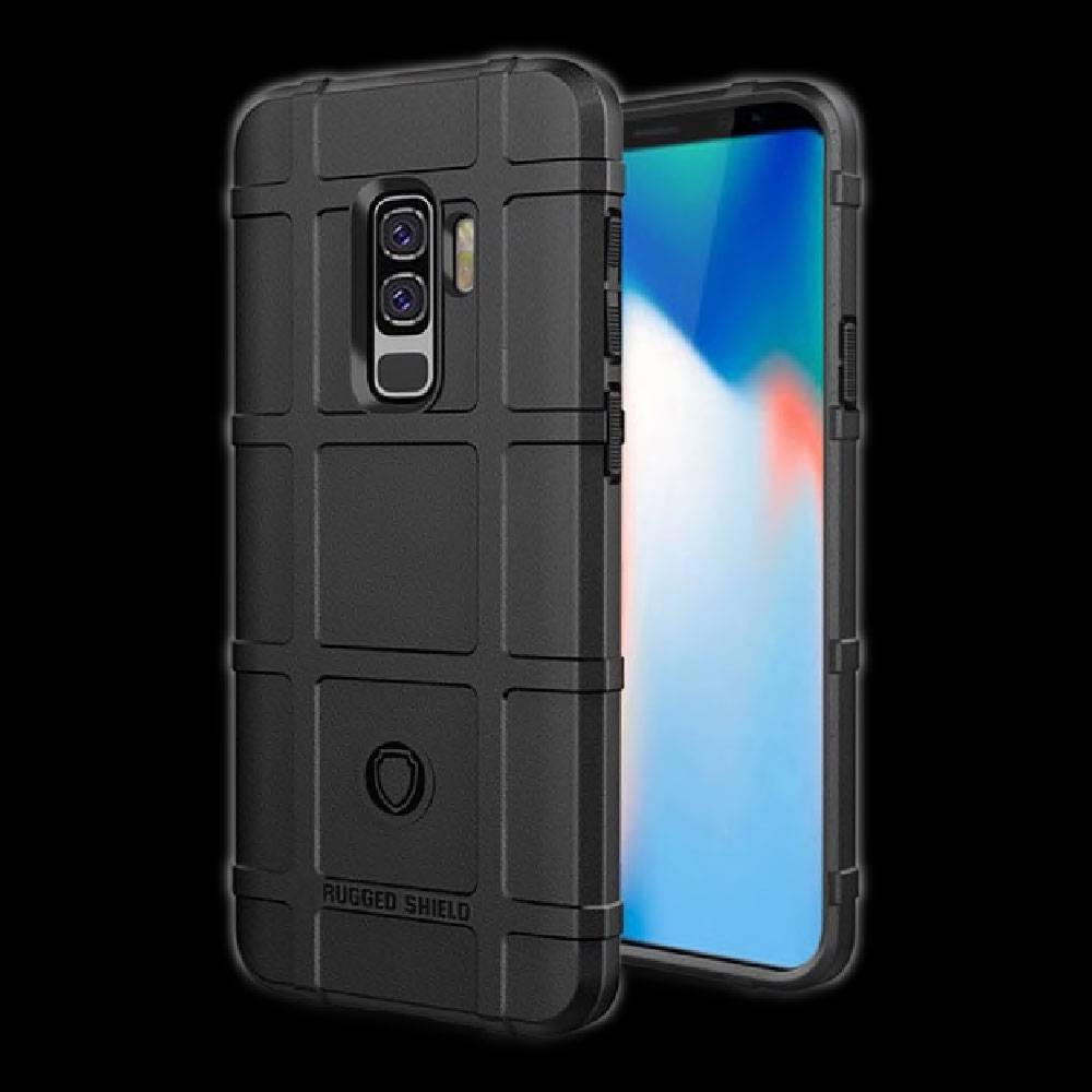 Für Samsung Galaxy S9 G960F Shield Series Outdoor Schwarz Tasche Hülle Cover Schutz Neu
