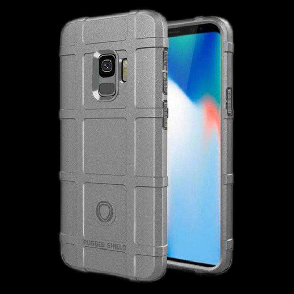 Für Samsung Galaxy S9 G960F Shield Series Outdoor Grau Tasche Hülle Cover Schutz Neu