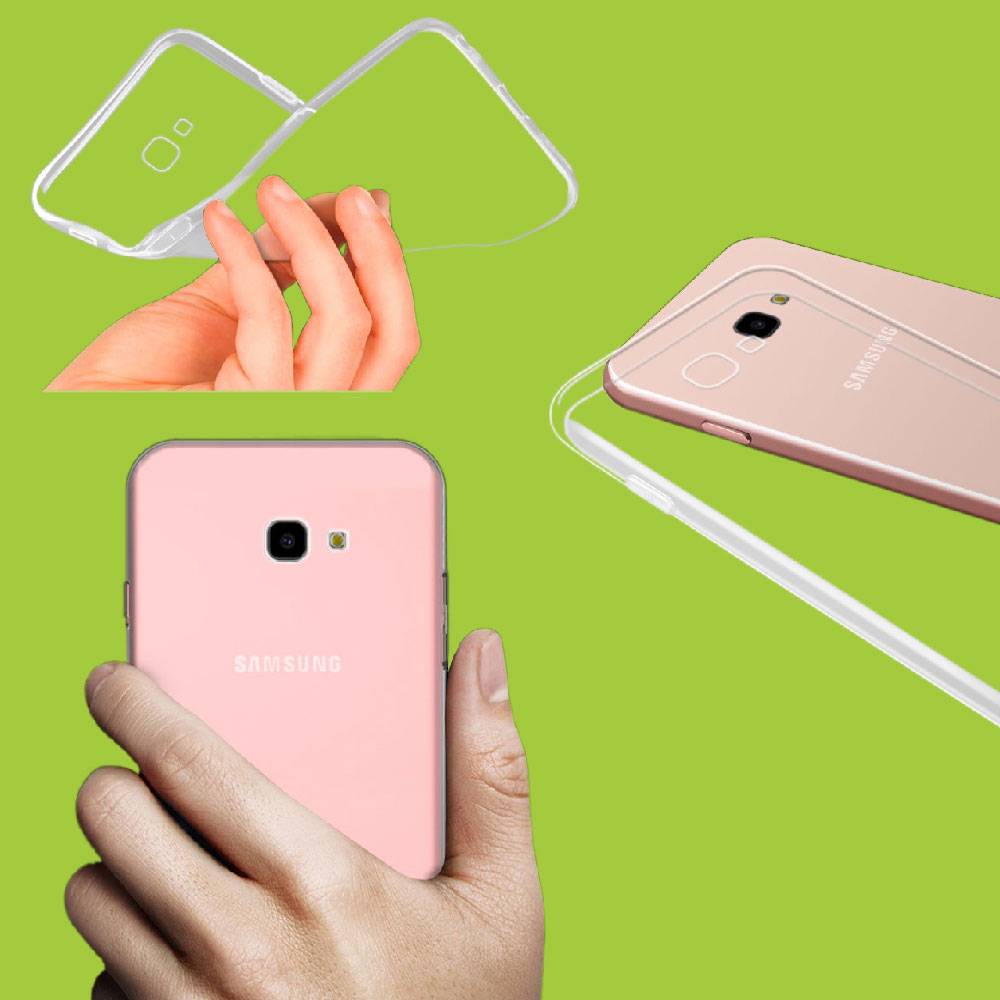 Für Samsung Galaxy J6 Plus J610F Silikoncase Transparent Tasche Hülle Cover Neu