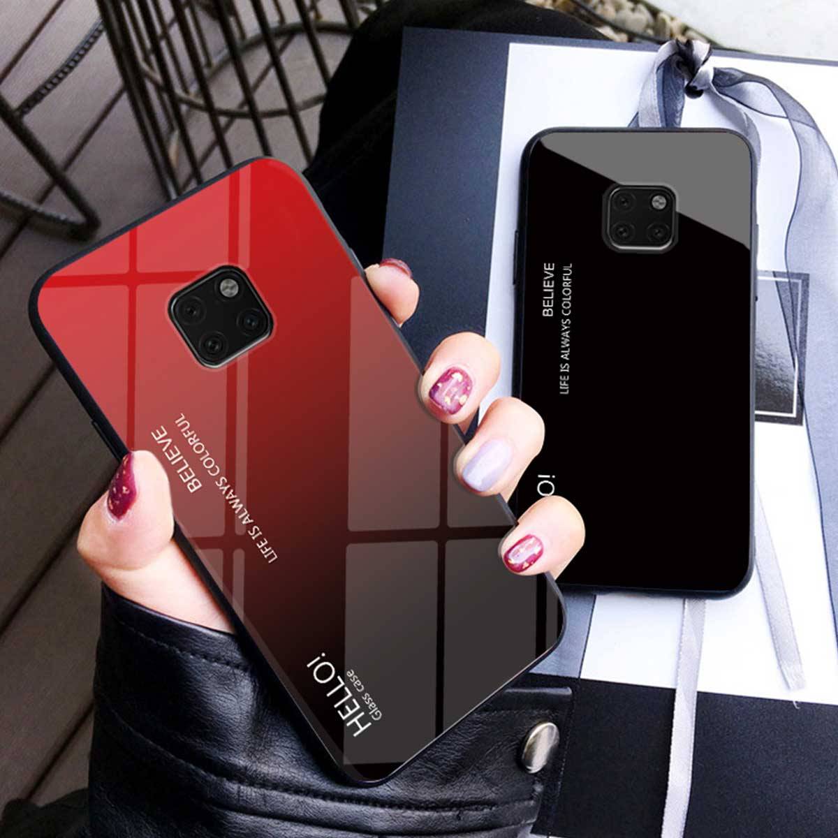 Für viele Smartphone Modelle Effekt Design Color Glas Tasche Case Hülle Cover