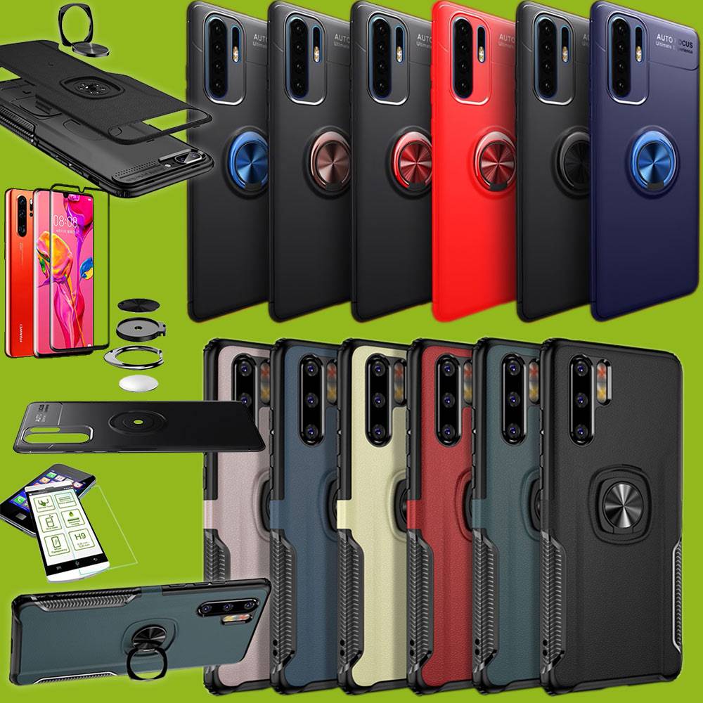 Magnet Ring Tasche Hybrid oder ultra dünn Design Etuis Hülle Cover für Smartphones