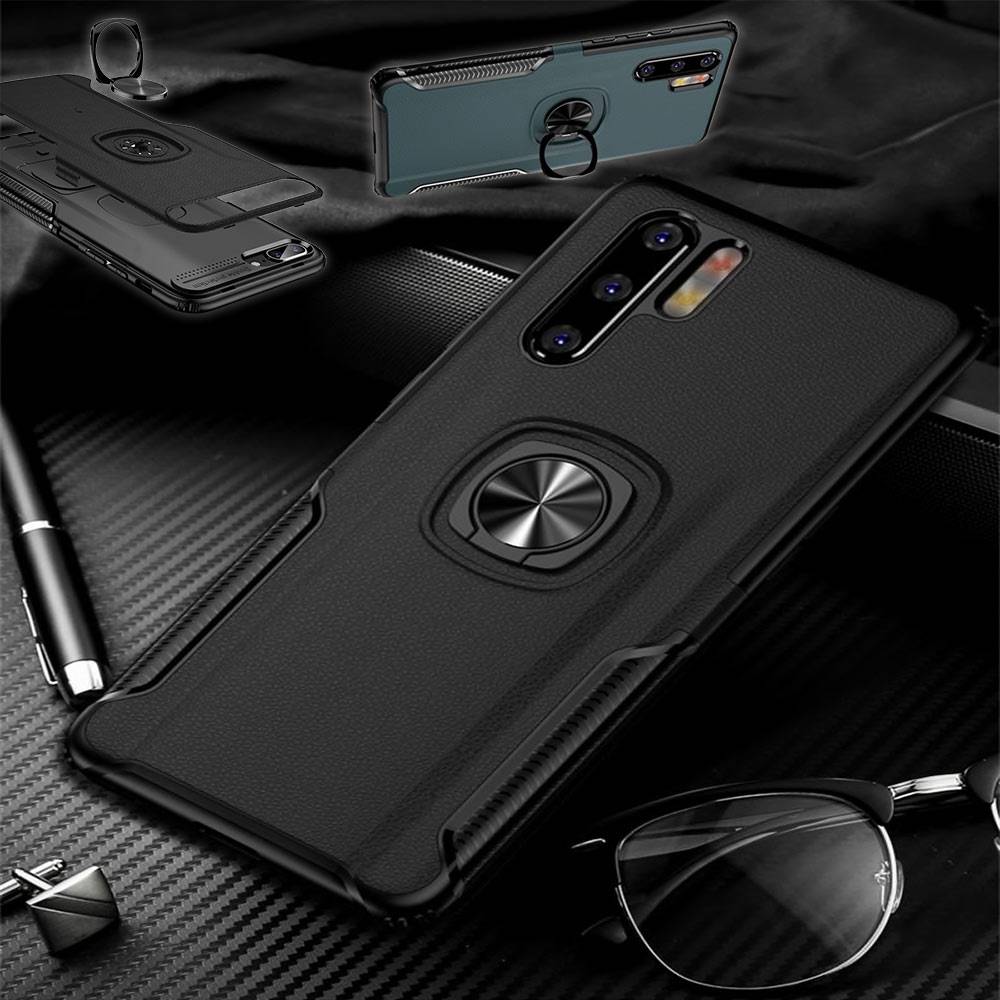 Magnet Ring Tasche Hybrid oder ultra dünn Design Etuis Hülle Cover für Smartphones