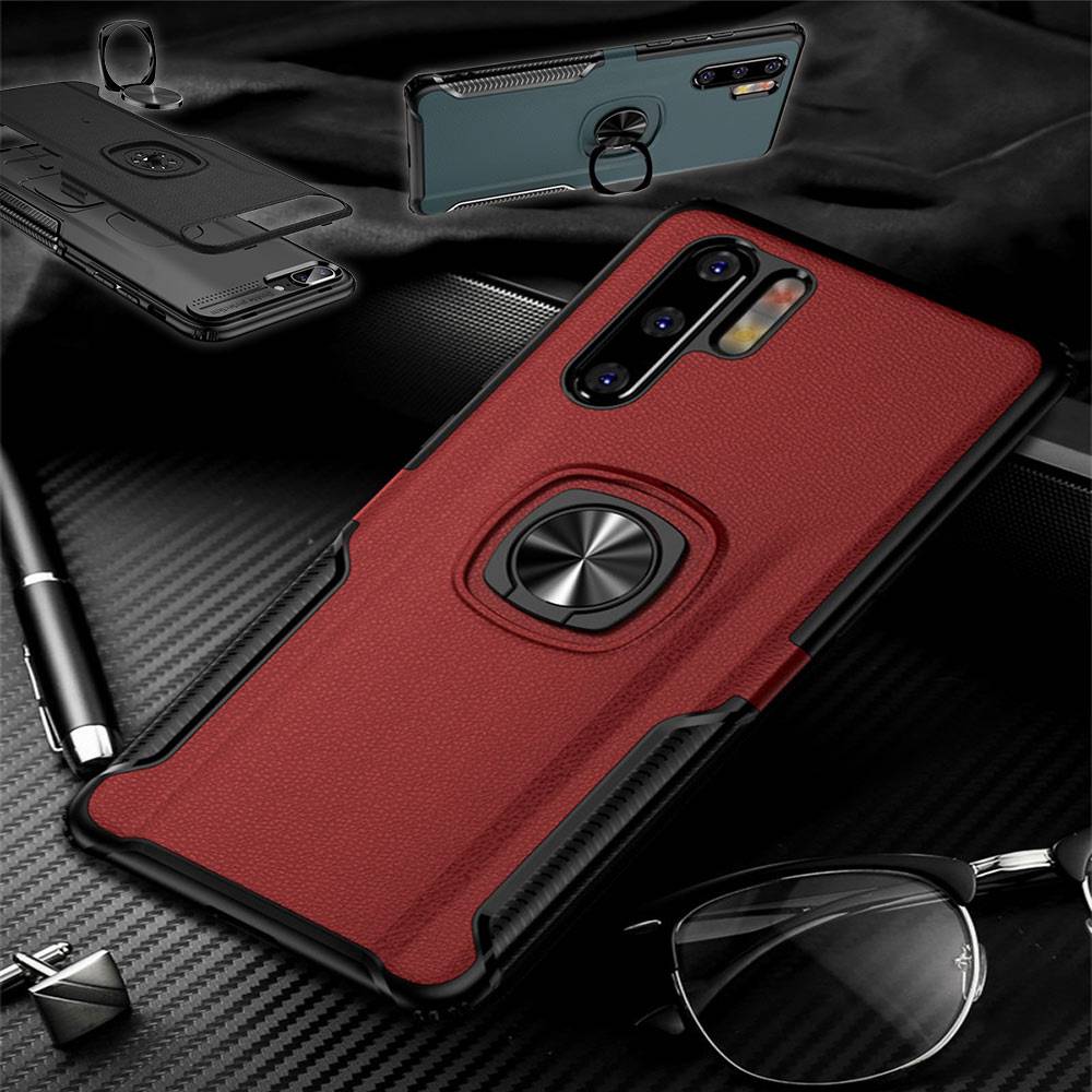 Magnet Ring Tasche Hybrid oder ultra dünn Design Etuis Hülle Cover für Smartphones