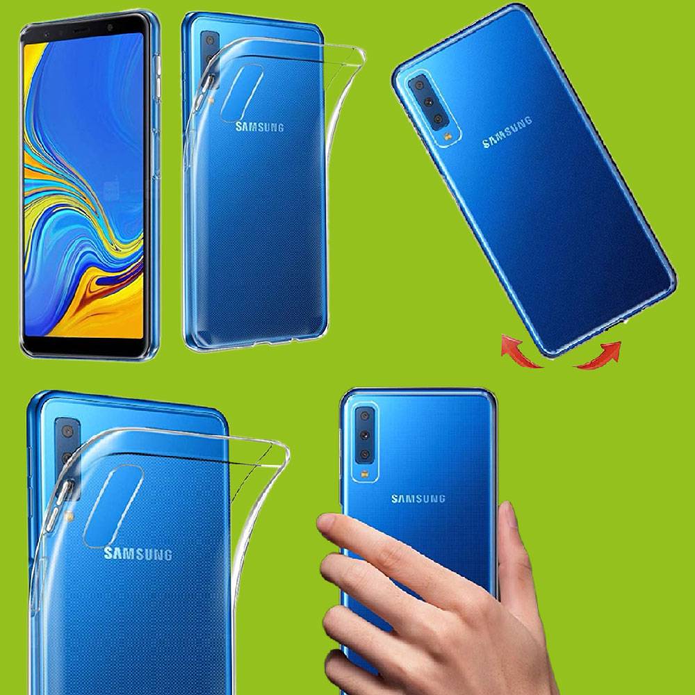 Für Samsung Galaxy A20E Silikoncase Transparent Tasche Hülle Schutz Cover Etuis