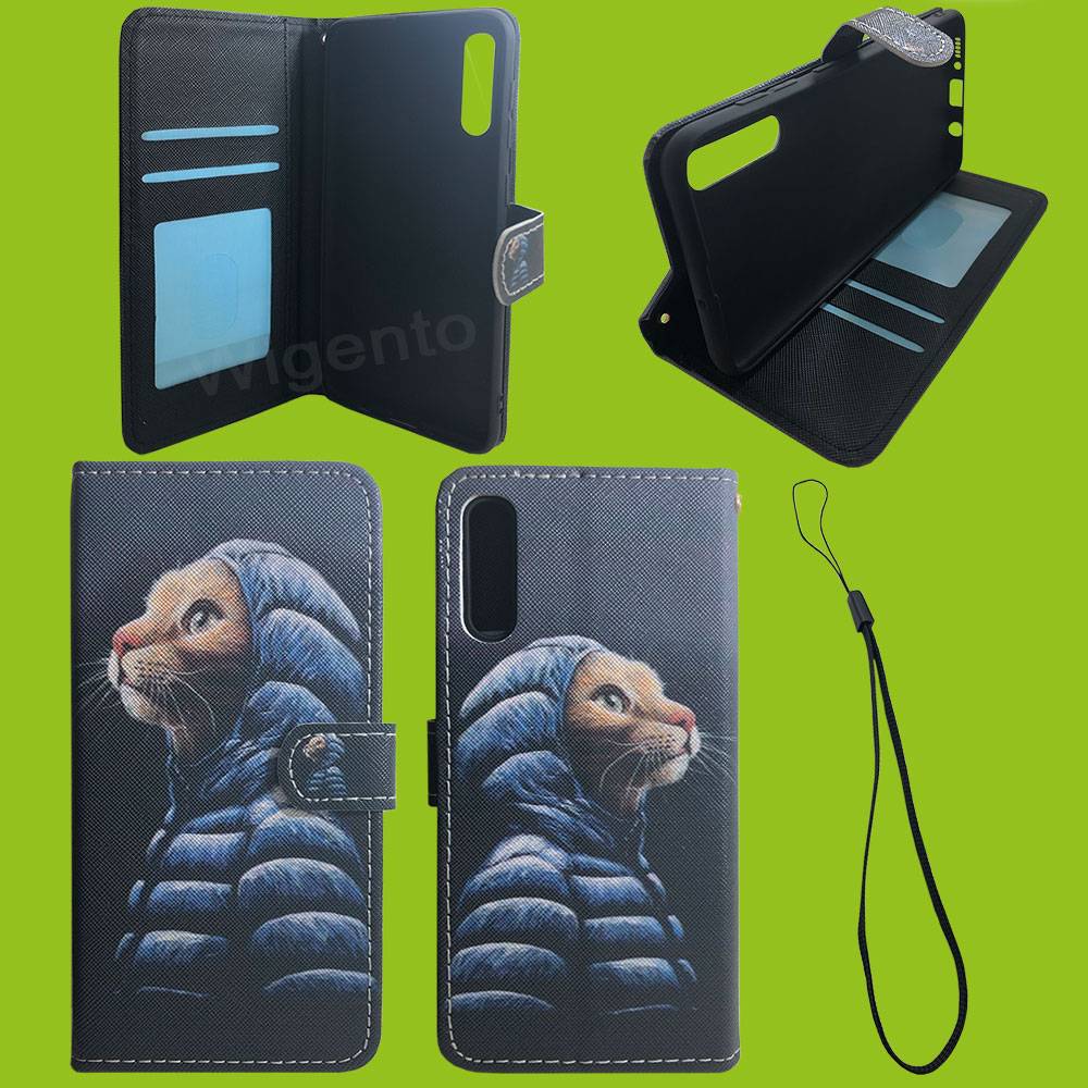Für Samsung Smartphones Motiv Muster Tasche Kunst-Leder Hülle Etuis Cover