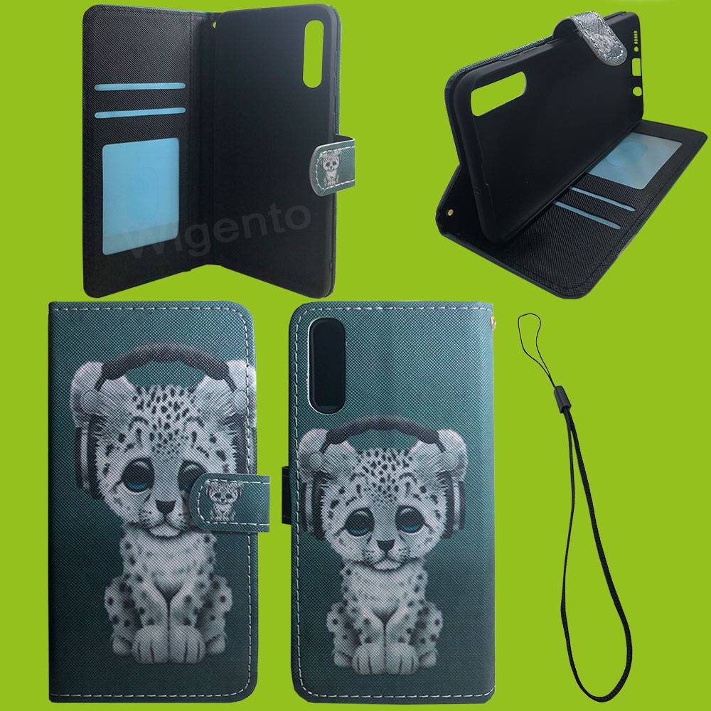 Für Samsung Smartphones Motiv Muster Tasche Kunst-Leder Hülle Etuis Cover