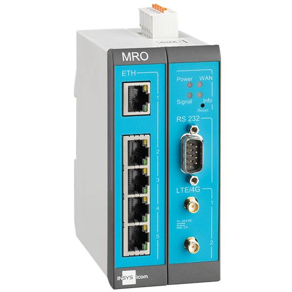 INSYS icom MRO L210 - Router - WWAN Modbus