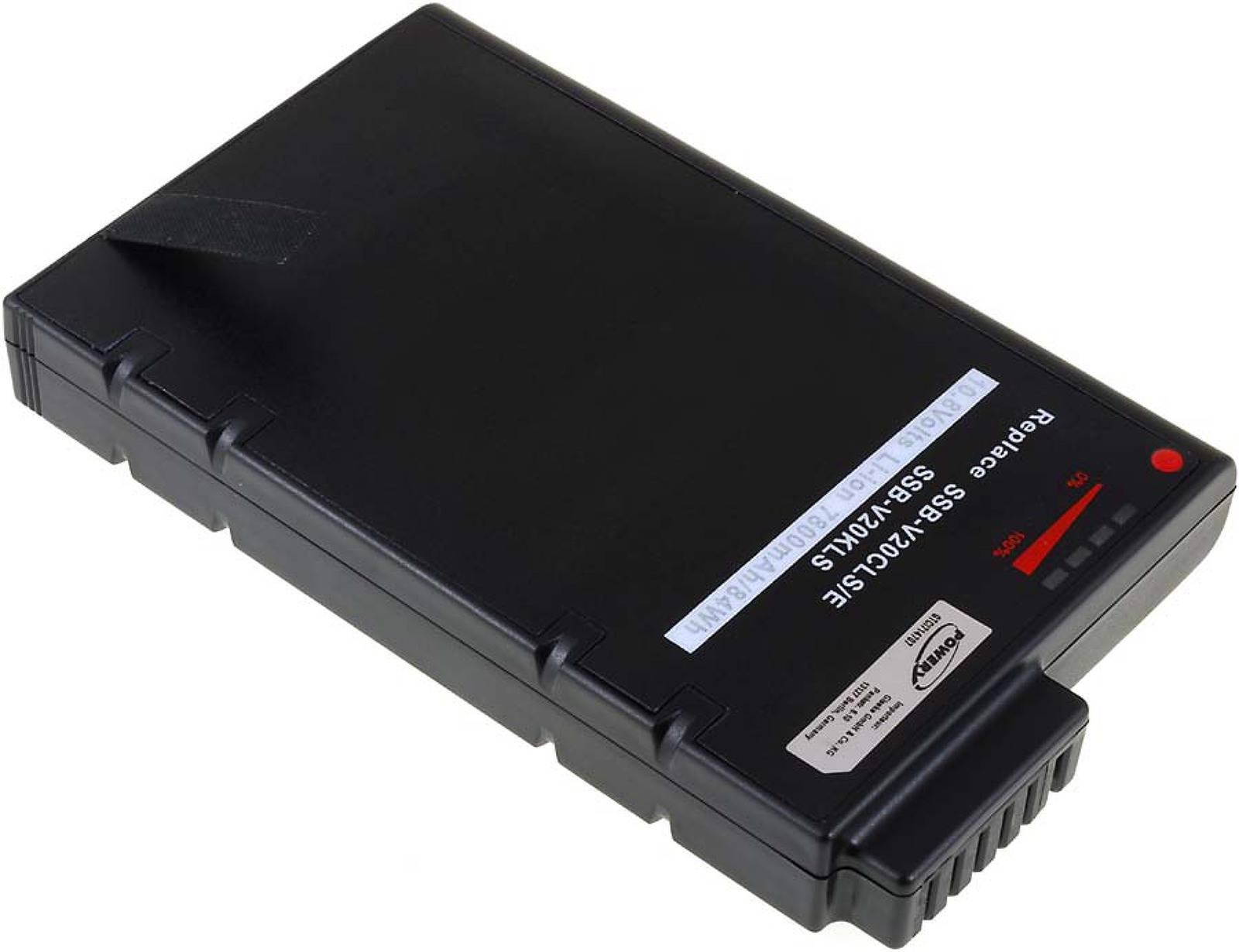 Powery Akku für Samsung Typ SDI SP202A, 10,8V, Li-Ion