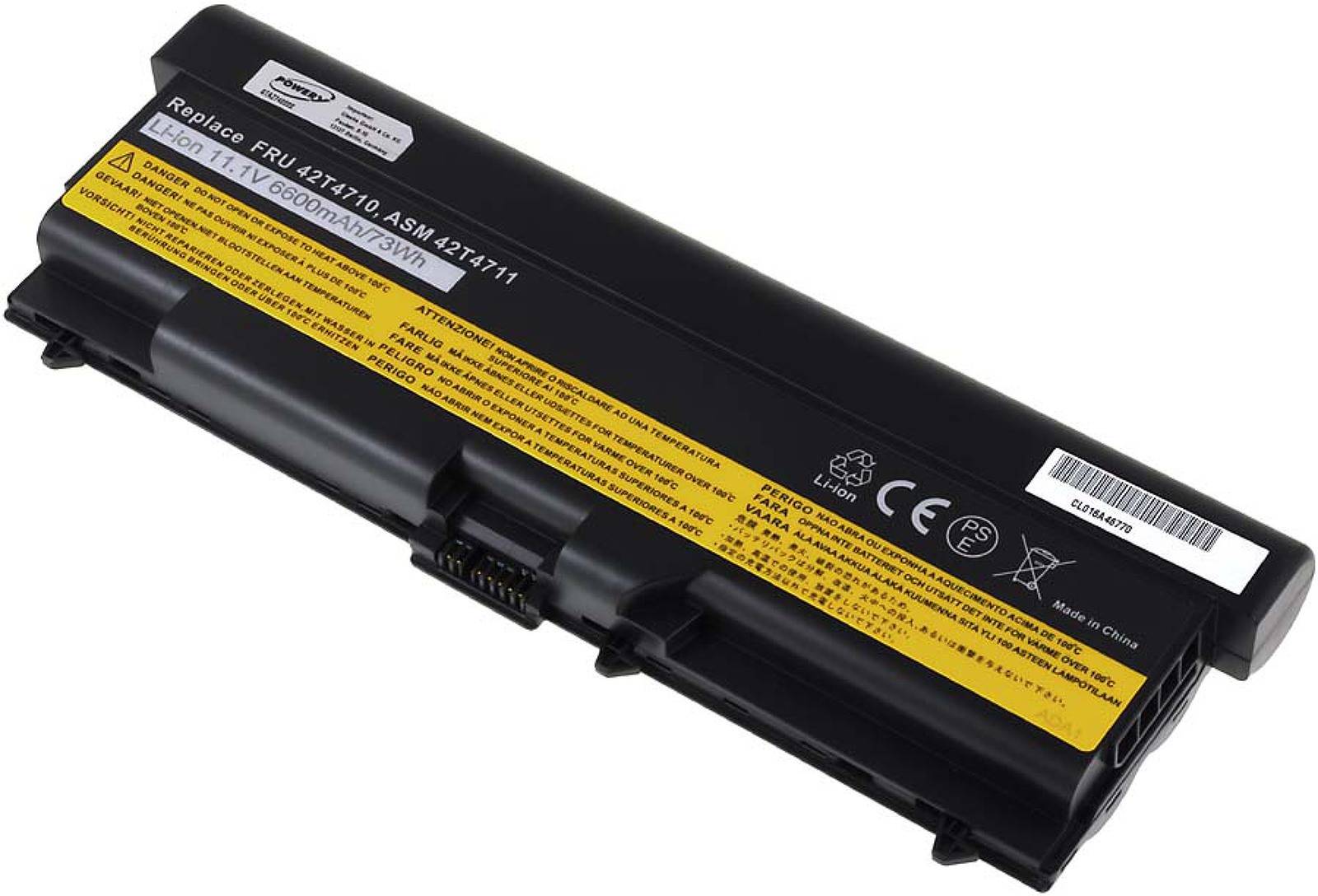 Powery Akku für Lenovo ThinkPad SL417 E40 / Edge 14" / Edge 15" / Typ 42T4708 Powerakku, 10,8V, Li-Ion