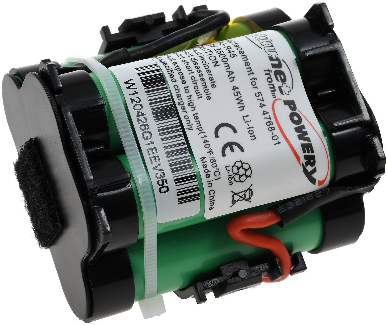 Powery Powerakku für Mähroboter Gardena R40Li, 18V, Li-Ion