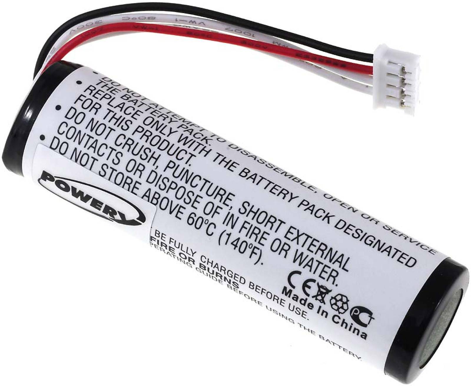 Powery Akku für Video Extech Flir i7/ Typ 1950986, 3,7V, Li-Ion