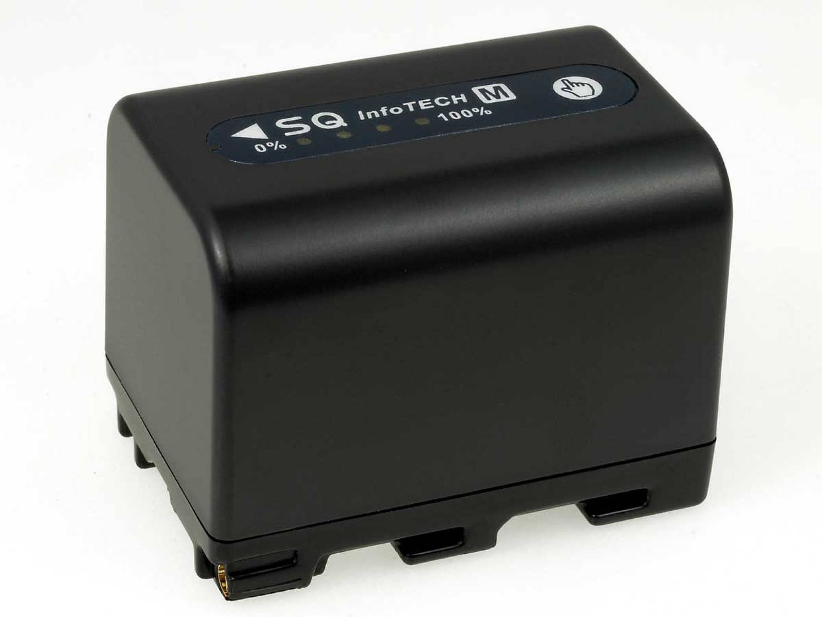 Powery Akku für Sony Typ NP-QM71D 2800mAh Anthrazit, 7,4V, Li-Ion