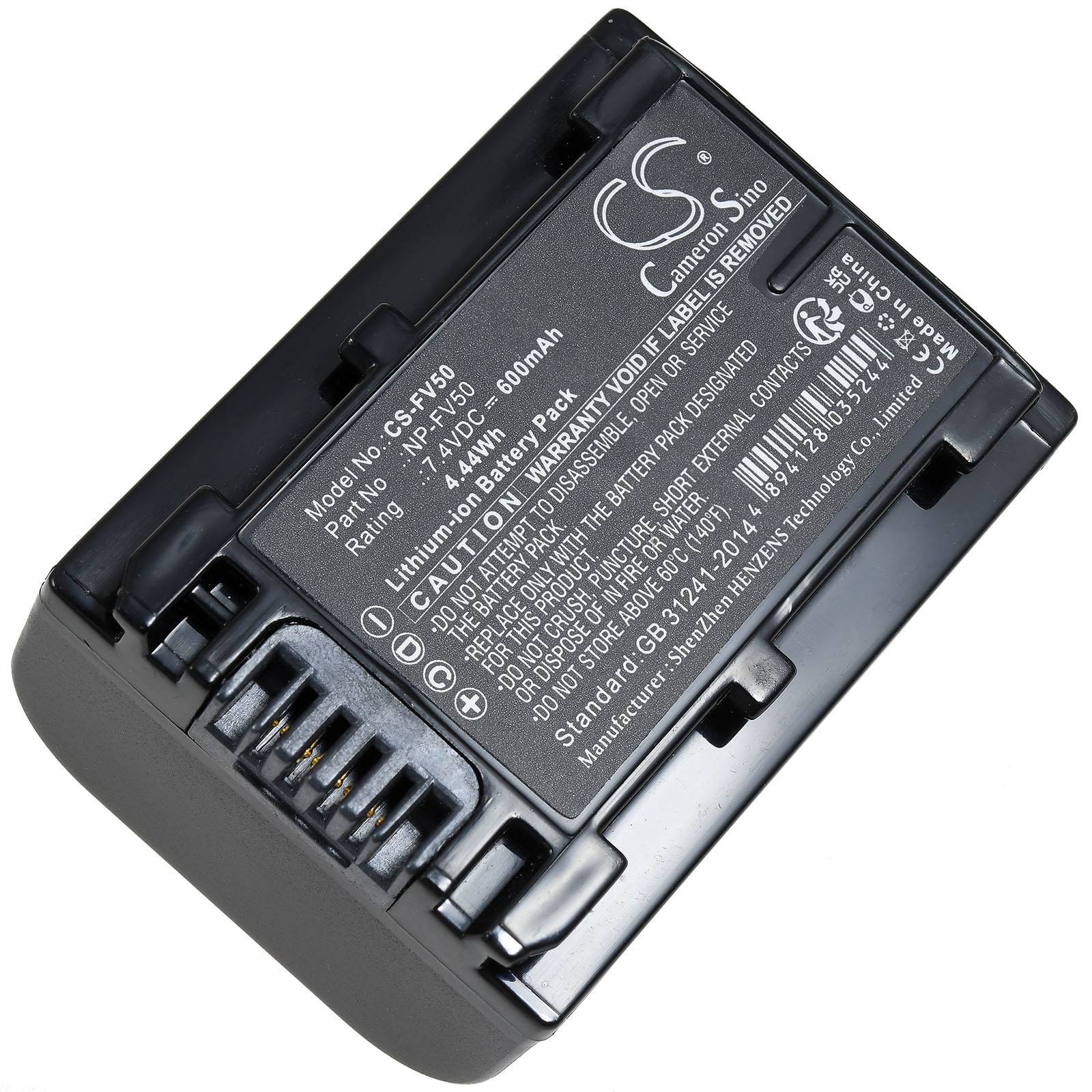 Powery Akku für Sony DCR-DVD508, 6,8V, Li-Ion