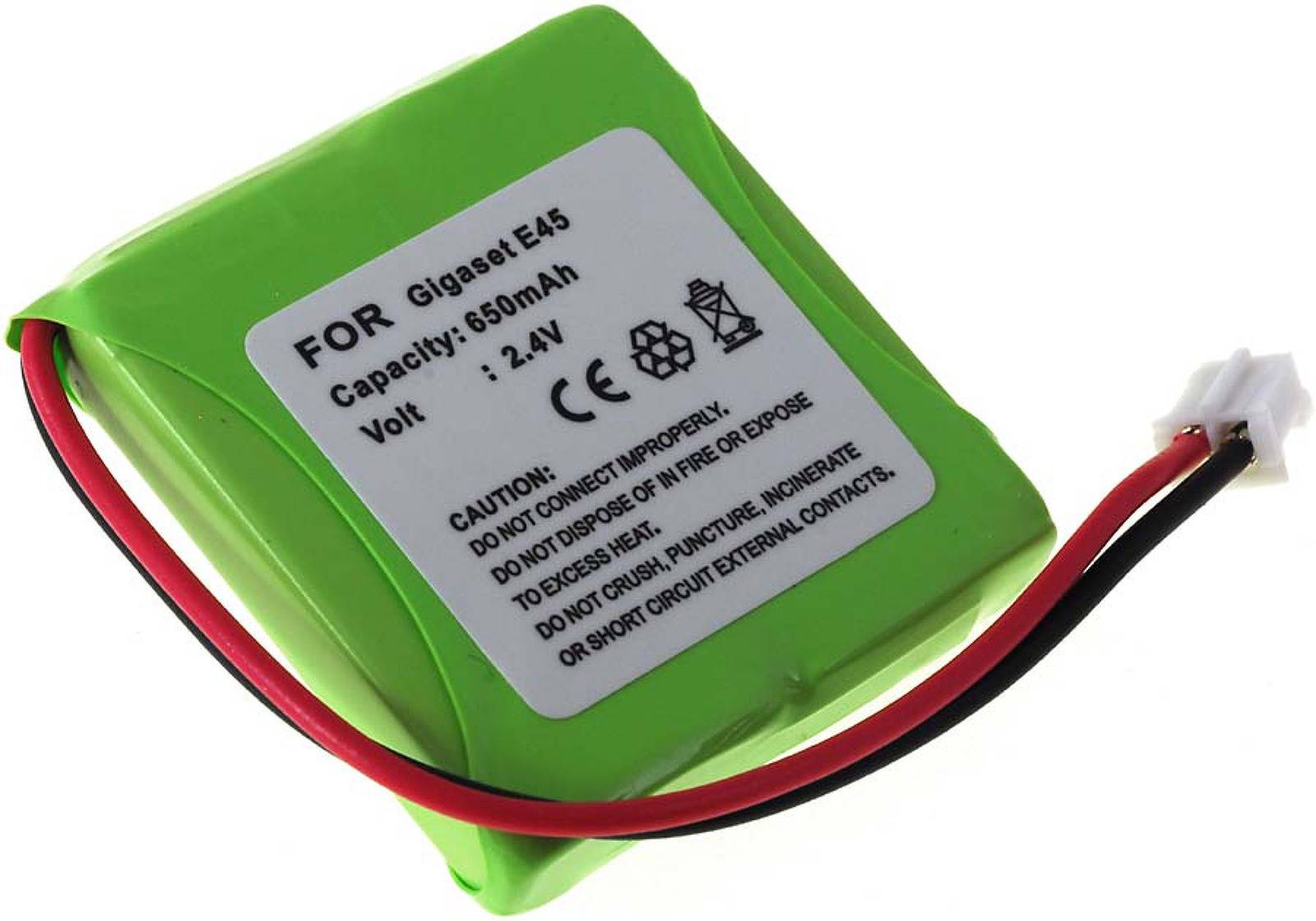 Powery Akku passend für Siemens gigaset E45/ E450/ E455 / Swisscom Top S329 u.a., 2,4V, NiMH