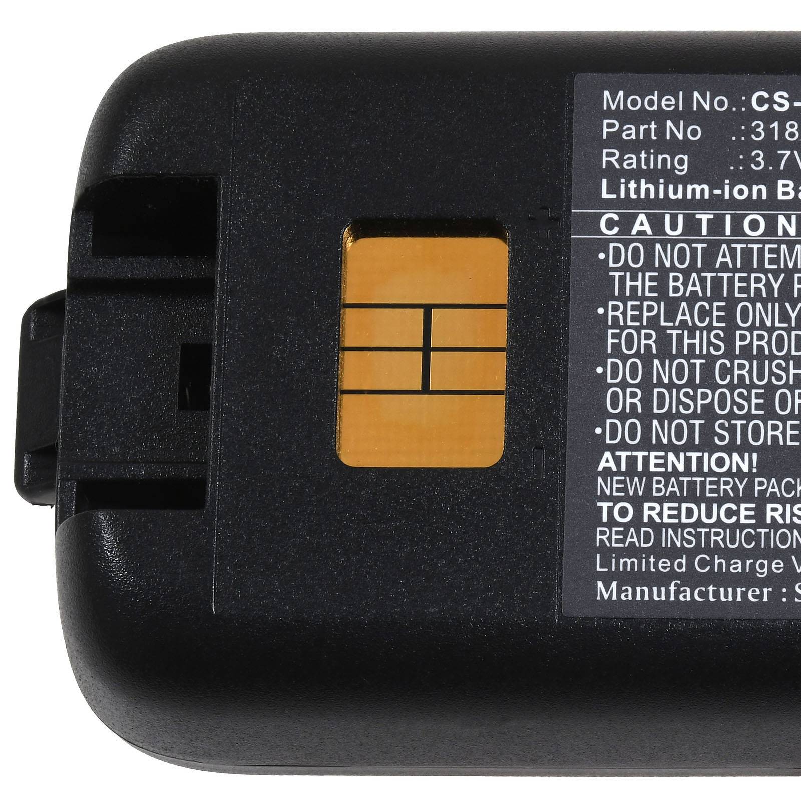 Powery Powerakku für Barcode-Scanner Intermec CK3X, 3,7V, Li-Ion