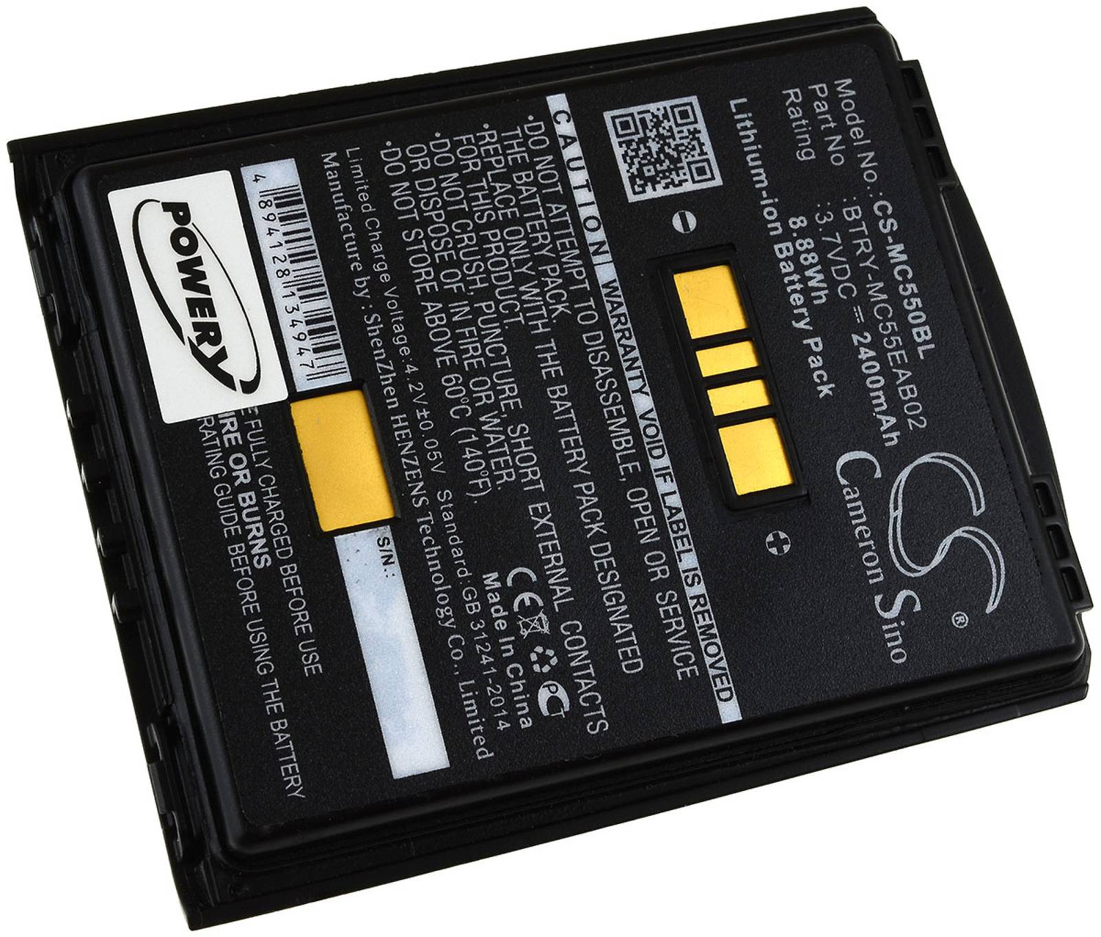 Powery Akku für Barcode-Scanner Symbol MC55 / MC65 / Typ 82-111094-01, 3,7V, Li-Ion