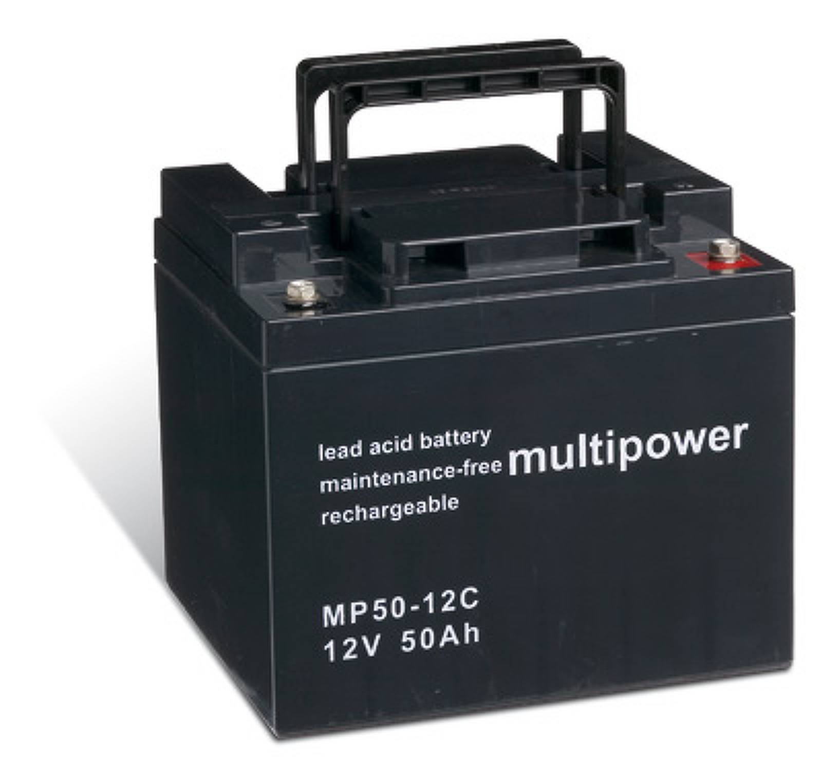 Powery Powery Bleiakku (multipower) MP50-12C zyklenfest, 12V, Lead-Acid