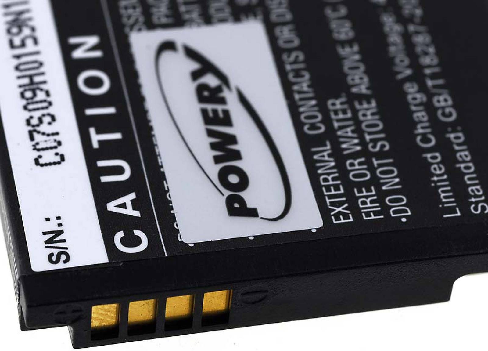Powery Akku kompatibel mit Philips Typ 20600002300, 3,7V, Li-Ion
