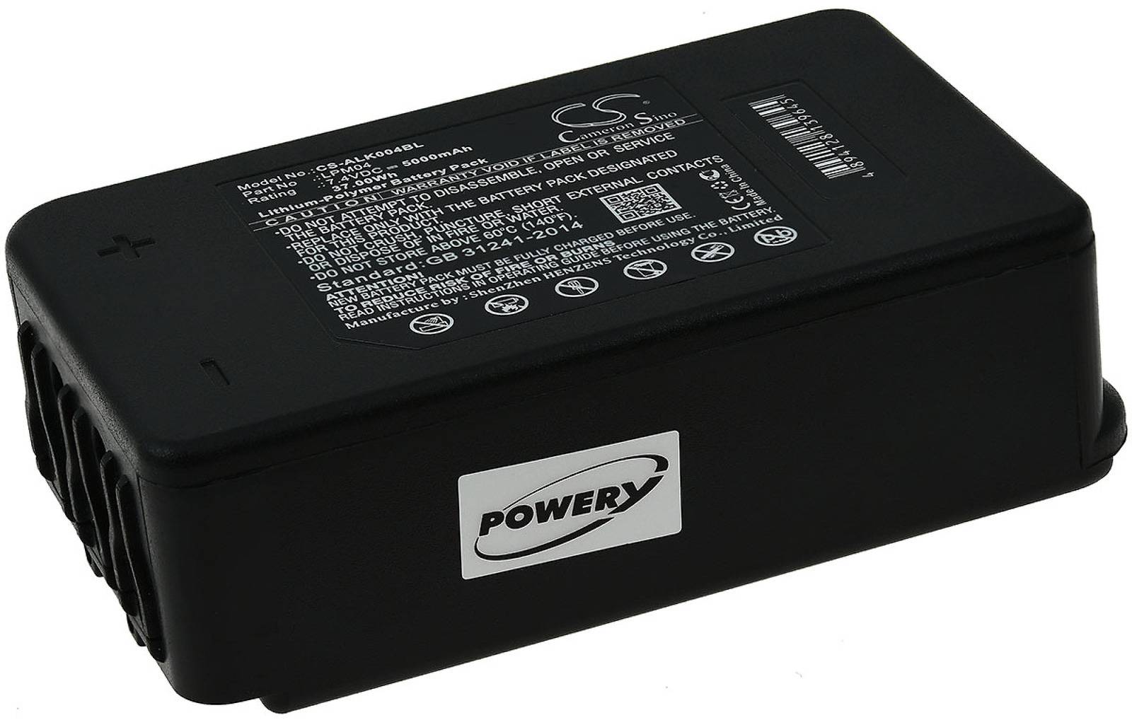 Powery Akku für Autec Typ LPM04, 7,4V, Li-Polymer