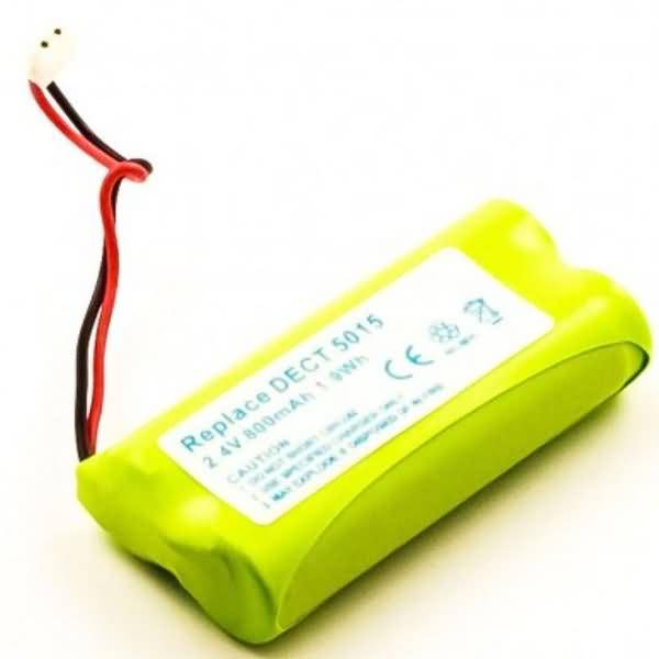 Akku für Cable & wireless CWR 2200 NiMH 2,4 Volt 800 mAh grün