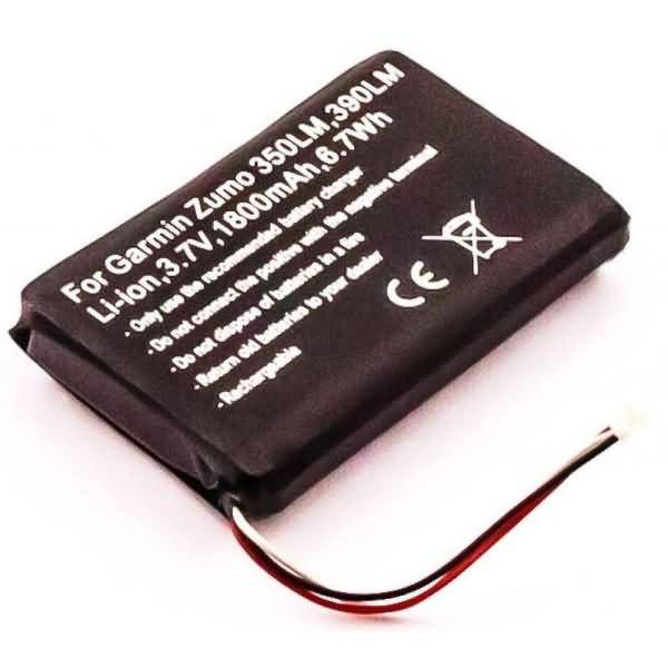 Akku für Garmin 361-00059-00 Li-Pol 3,7 Volt 1800 mAh schwarz