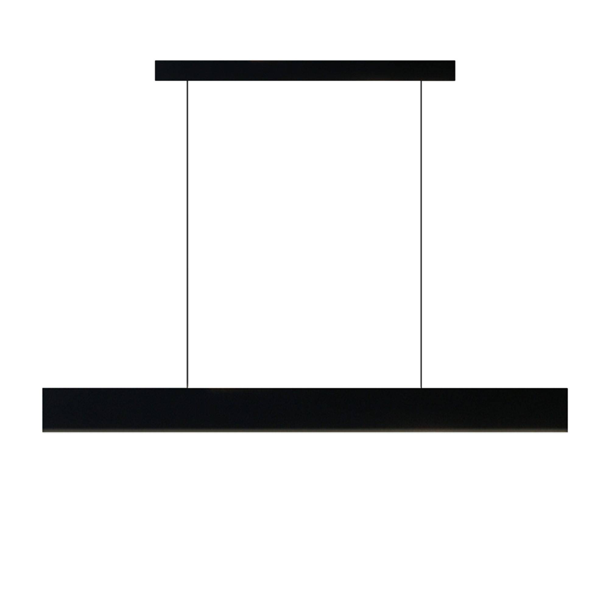 kalb | LED Hängeleuchte BLADE Deckenleuchte Wohnleuchte 8mm sehr schmal SCHWARZ