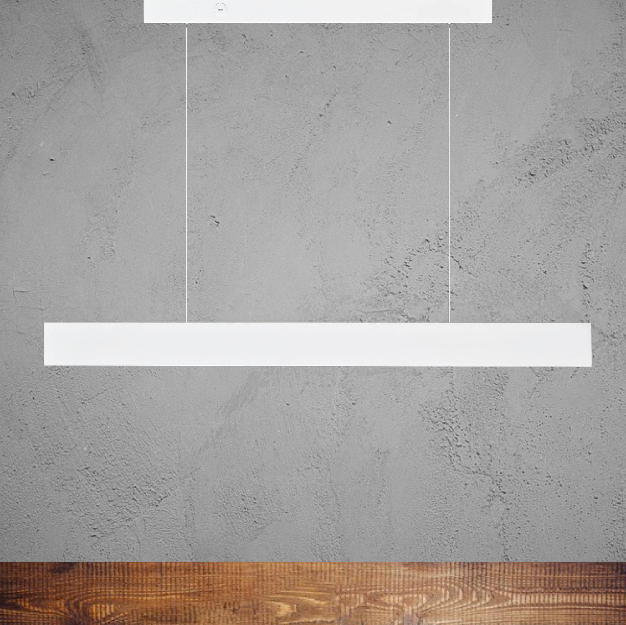 kalb | LED Hängeleuchte BLADE Deckenleuchte Wohnleuchte 8mm sehr schmal WEIß