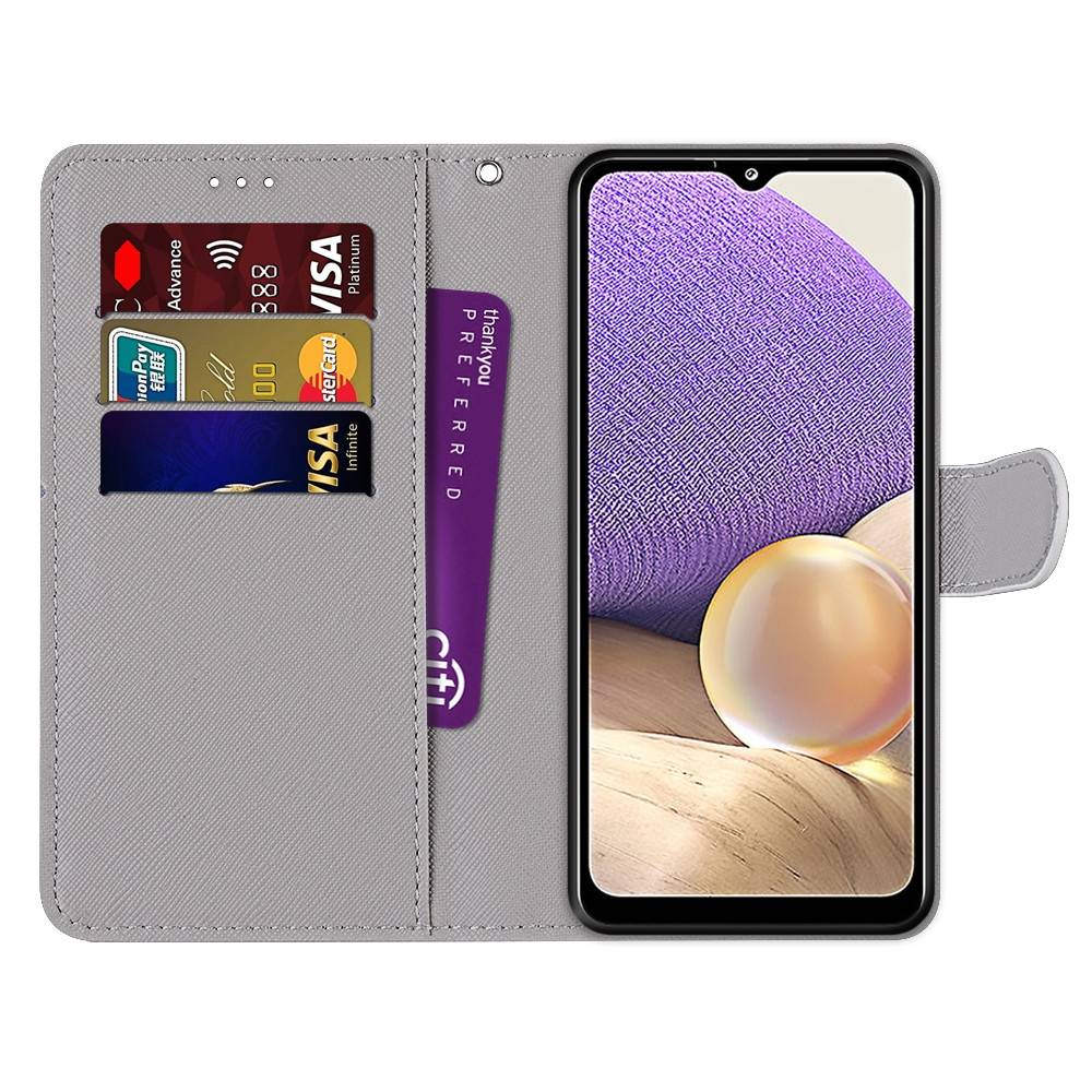 Für Samsung Galaxy A32 5G A326B Kunstleder Handy Tasche Book Motiv 11 Schutz Hülle Case Cover Etui Neu