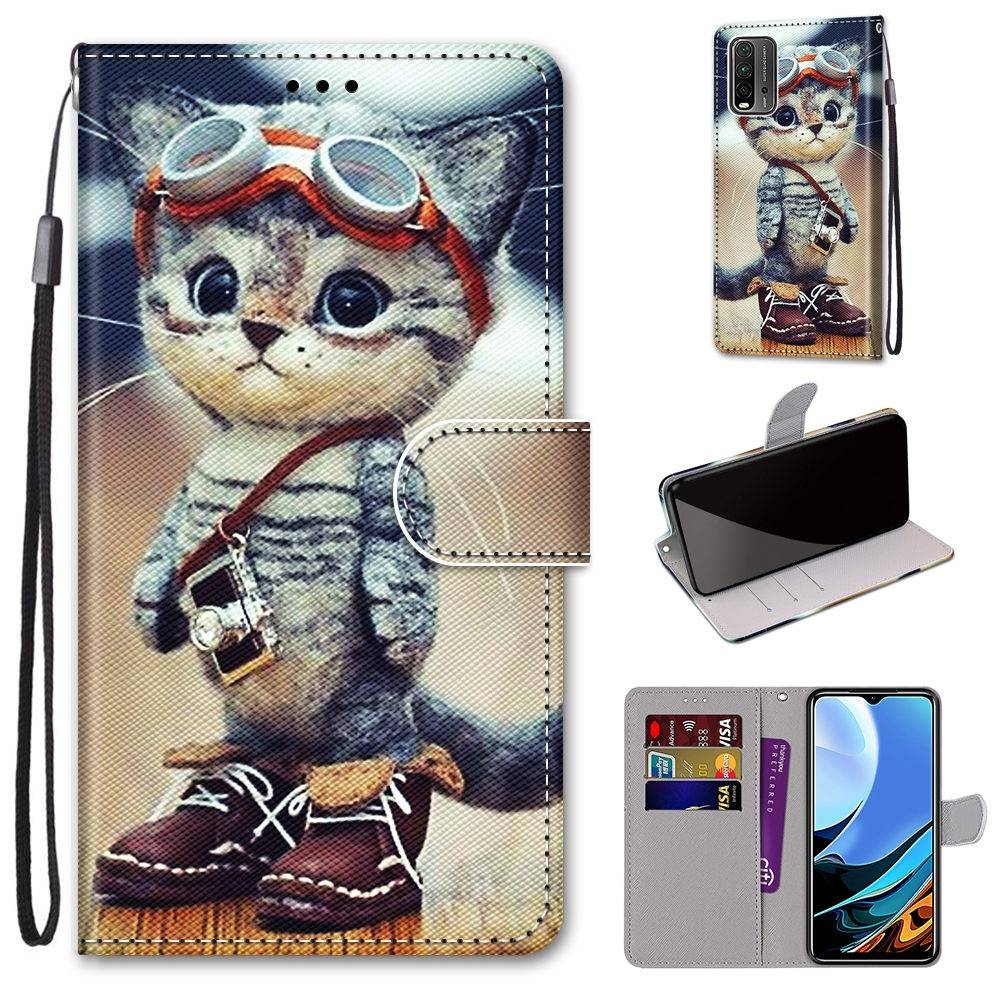 Für Xiaomi Redmi 9 Power / Note 9 4G Kunstleder Handy Tasche Book Motiv 1 Schutz Hülle Case Cover Etui Neu
