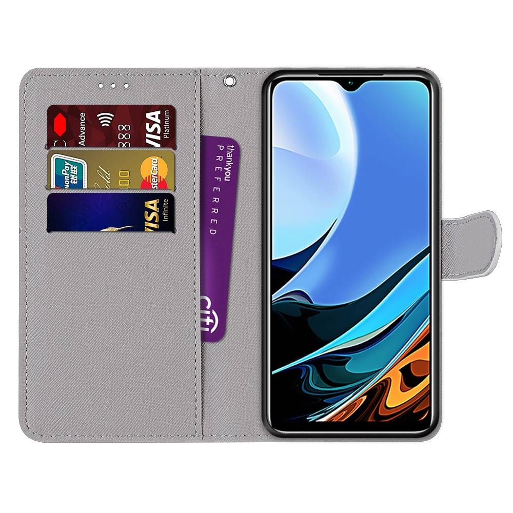 Für Xiaomi Redmi 9 Power / Note 9 4G Kunstleder Handy Tasche Book Motiv 1 Schutz Hülle Case Cover Etui Neu
