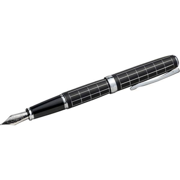 Füllhalter Excellence A plus Raute guillochiert lapis schwarz EF