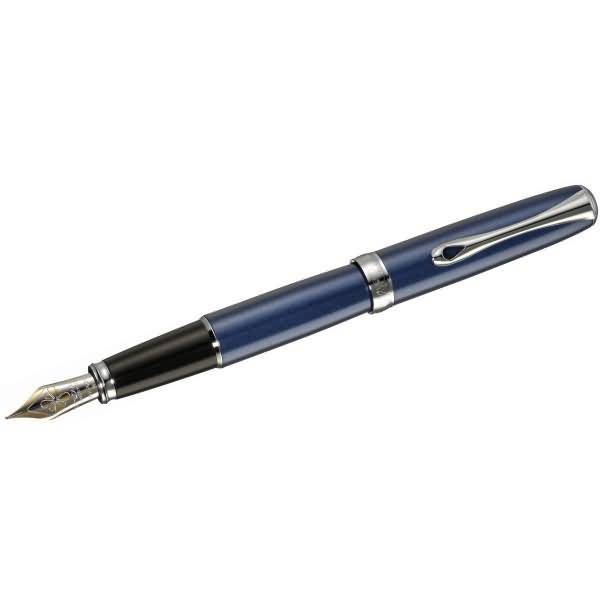 Füllhalter Excellence A2 Midnight blue chrom 14 kt EF
