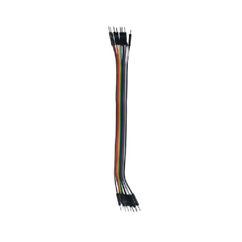Jumper Wire 10x1Pin Male to Male 40cm for Breadboard, Arduino Projects