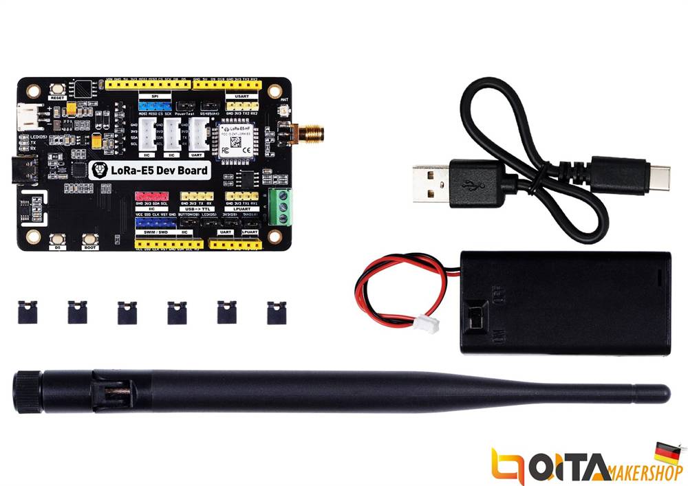 Seeed Studio LoRa-E5 Development Kit - Based on LoRa-E5 STM32WLE5JC, LoRaWAN Protocol and Worldwide Frequency Supported