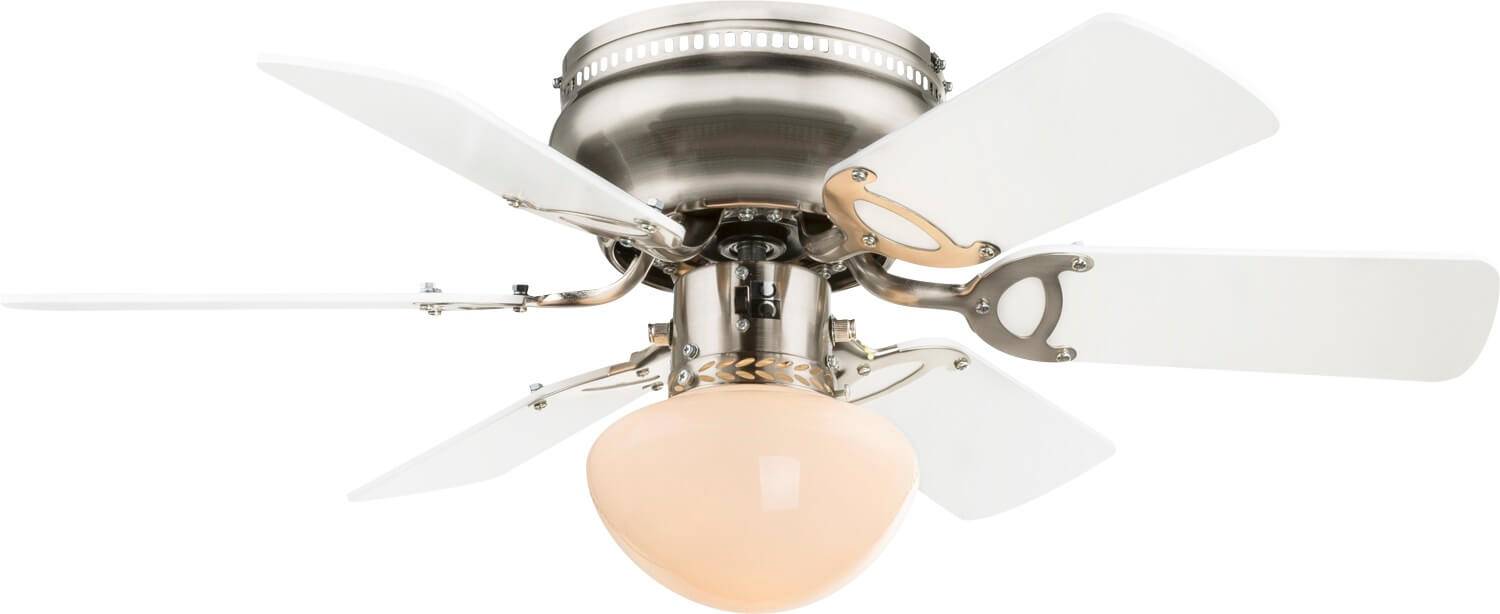 Deckenventilator Ugo 76 cm Weiß / Graphit mit Licht