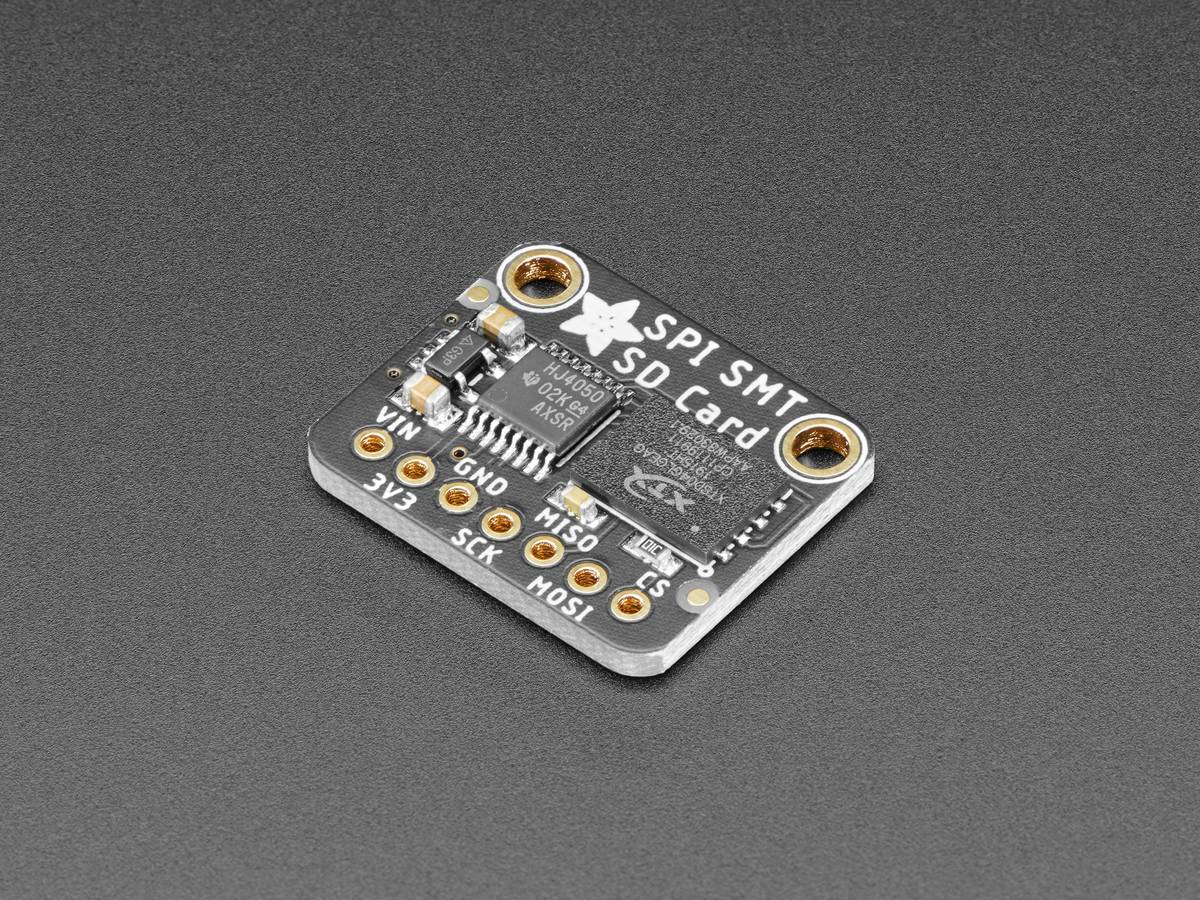 Adafruit SPI Flash SD Card - XTSD 512 MB Write Speed Class 8 FAT Formatting 4899