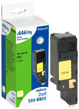 Pelikan 1446TKy - 38 g - Gelb - kompatibel - Tonerpatrone (Alternative zu: Dell 593-BBLV)