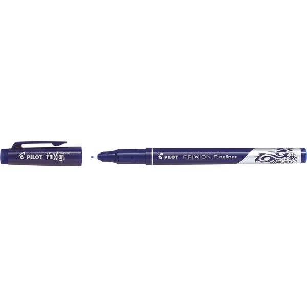 Fineliner FriXion - 0,45 mm blau radierbar.