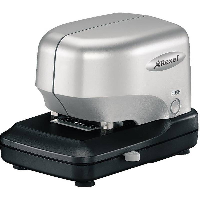 REXEL Elektro-Heftgerät Stella 30, silber-schwarz