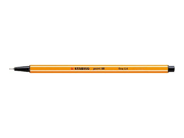 STABILO point 88 - Fineliner - gemischte Farben - 0.4 mm - fein (Packung mit 25)